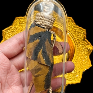 Cased Voodoo Hoon Payon Haunted Doll Kruba Baeng HPY Charm Protect Talsiman Thai Buddha Amulet #aa4587