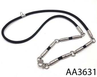 26" Necklace 6 Hook Stainless Steel Rope Hook For Hang Pendant Takrut TRUE STEEL.No Rust Talisman  Thai Amulet #aa3631