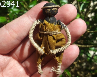 Voodoo Black Hoon Payon Khru Ba Wang Wat Ban Den Doll Spirit Charm Protection Talisman Thai Buddha Amulet #aa2941c