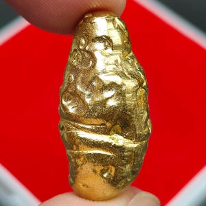 Leklai Suriyan Racha Laos Gold Achan Somphon  Magic Charm Talisman Protection Thai Buddha Amulet #aa4668