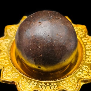 Powerful Sacred Leklai Stone Sphere Charm Protection Talisman Thai Amulet #4194