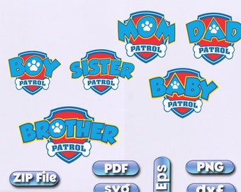Download Paw patrol svg | Etsy