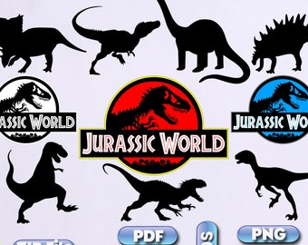 Download Jurassic world svg | Etsy