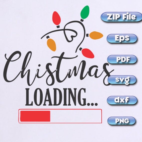 Download Christmas SVG cut file Christmas Loading SVG Buffalo plaid ...
