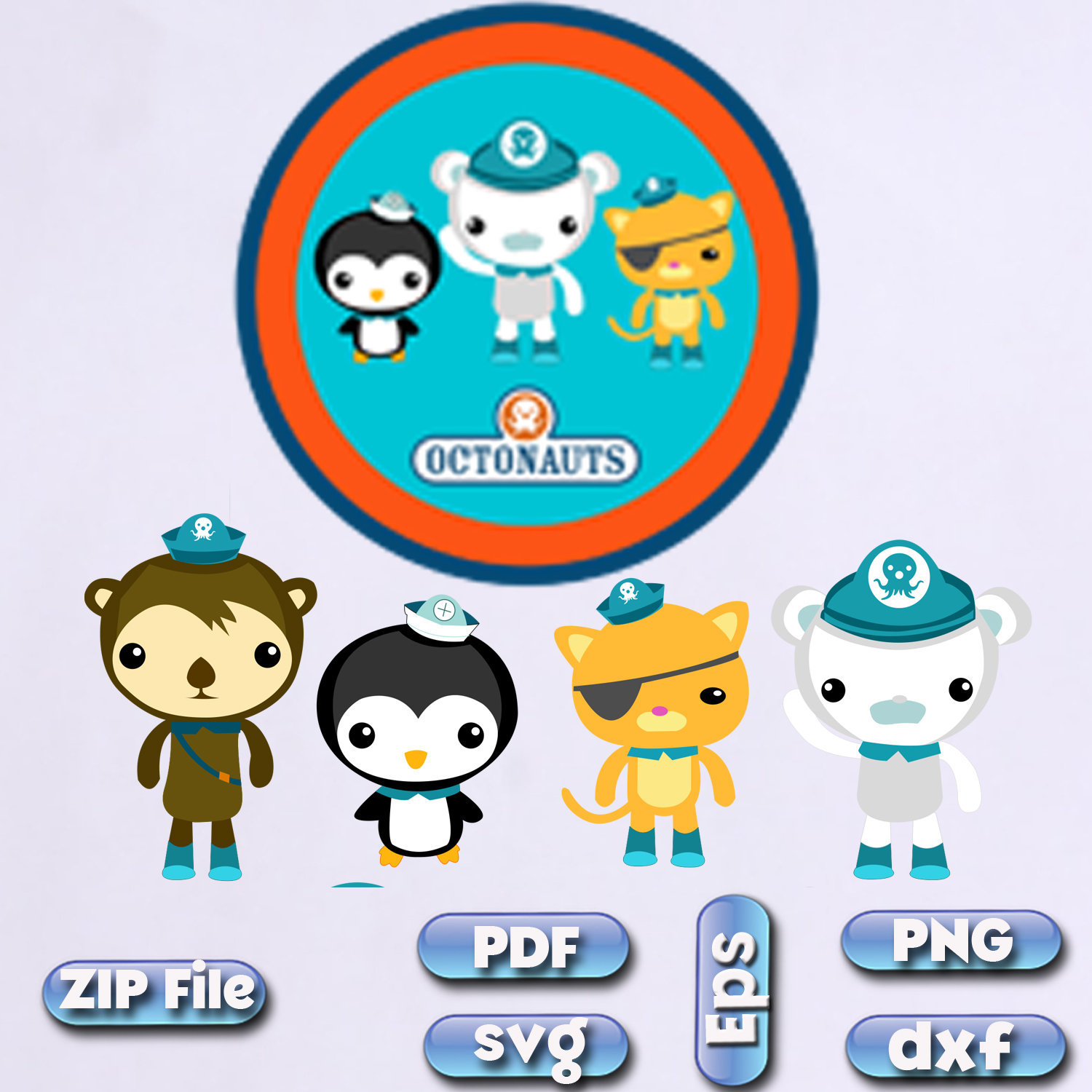 Download Octonauts SVG instant download svg png dxf Octonauts | Etsy