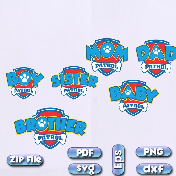 Download Paw Patrol SVG Bundle Paw Patrol svg Mom Patrol svg file ...