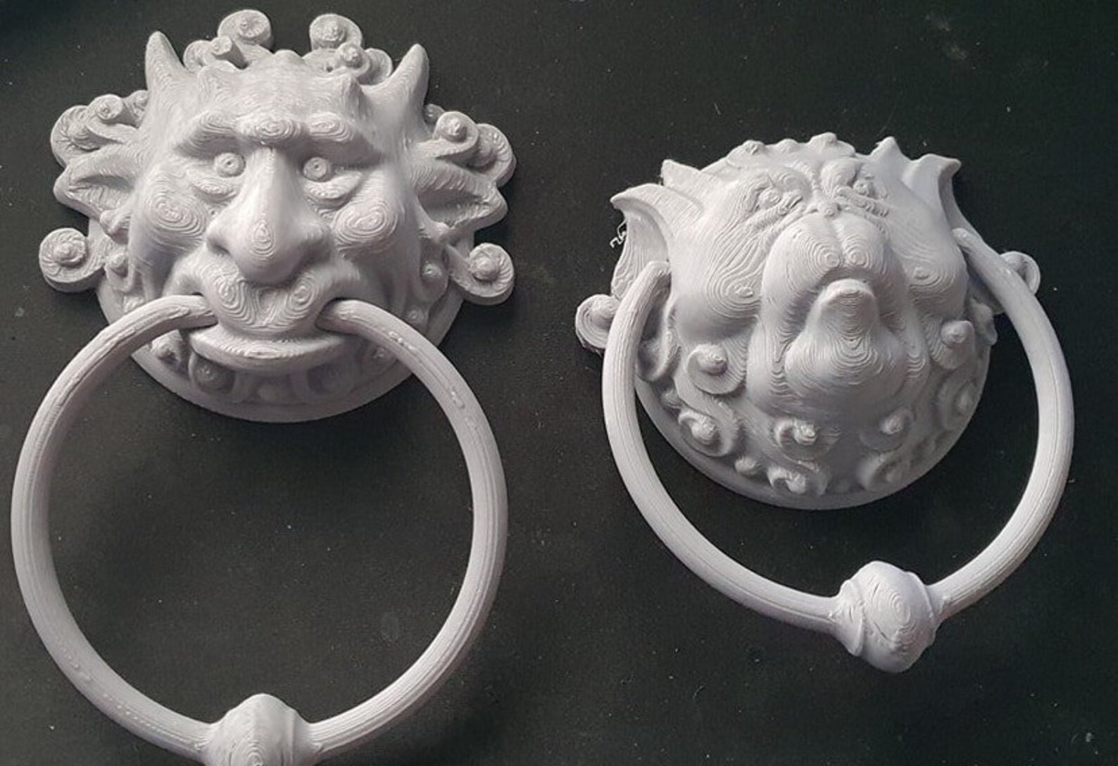 STL File Labyrinth Door Knockers 2021 Model With New Screw Etsy