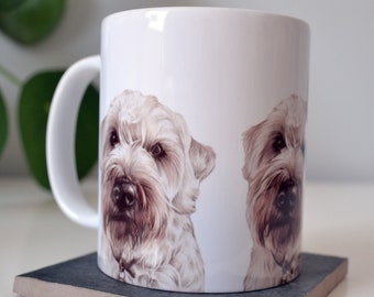 Soft Coated Wheaten Terrier Mug, Wheaten Terrier Fathers Day Gifts, Dog Mug, Wheaten Terrier Birthday, Wheaten Terrier Art, Dog Dad,