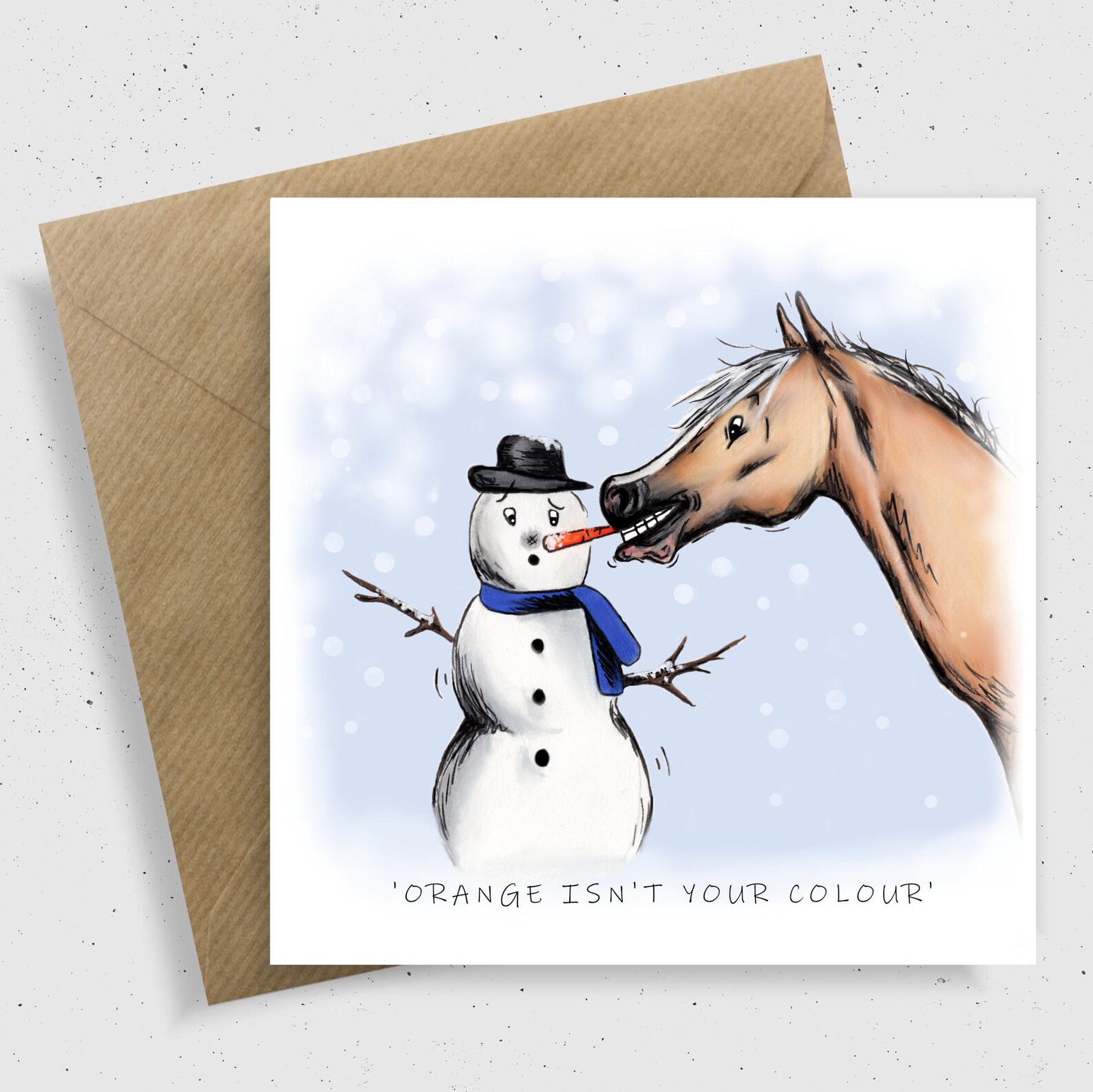 Funny Horse Christmas Cards 