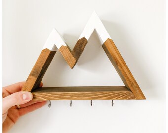 Mountain Key Holder Etsy