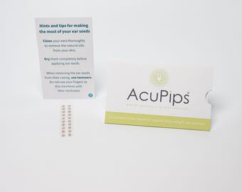 Swarovski Crystal Ear Seeds: Appetite Control Acupressure Kit