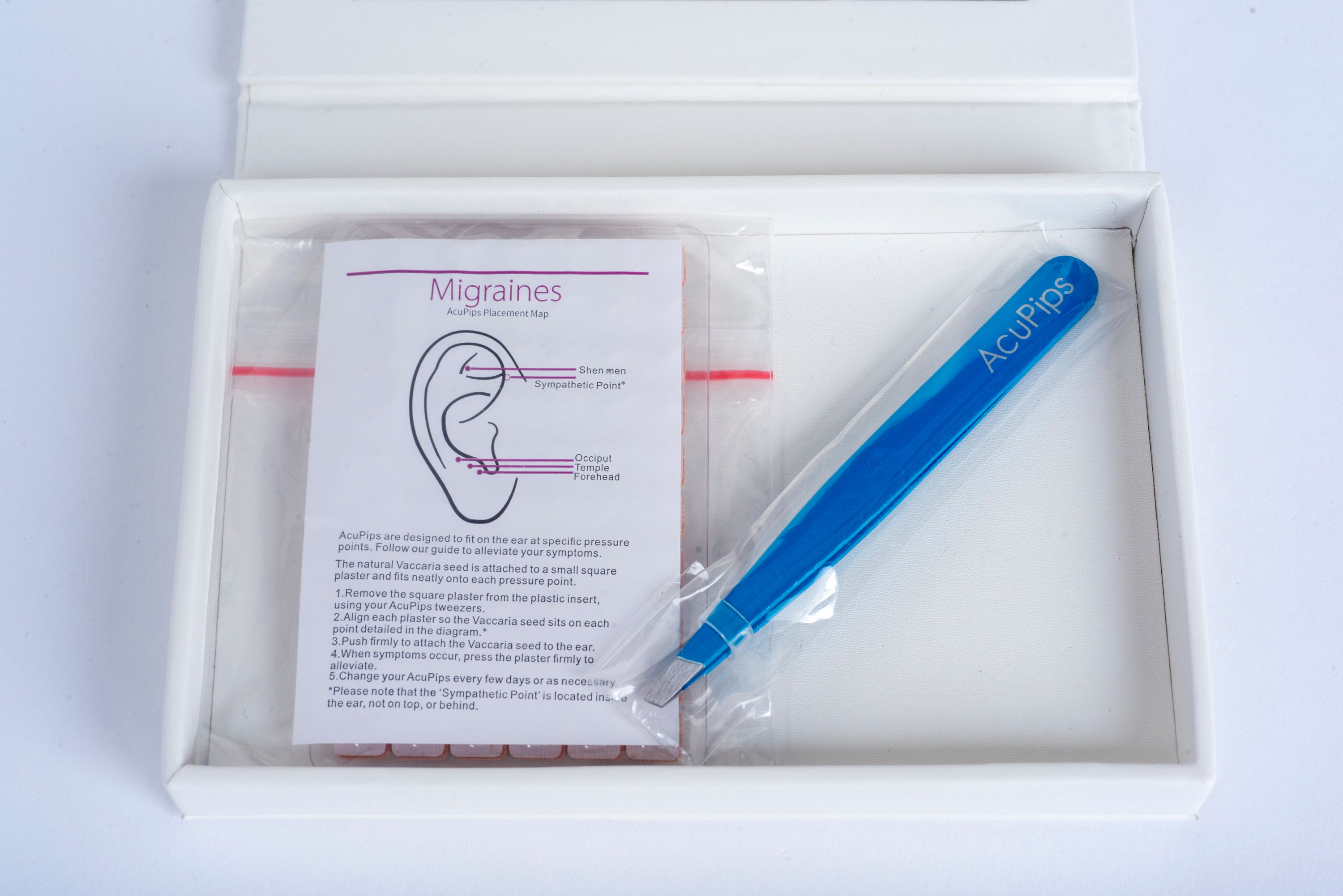 Ear Seed Kit for Migraine relief. Self care home use Etsy