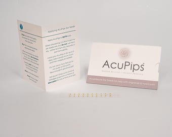 Migraine Ear Seed Kit: Acupressure AcuPips - Gold/Silver/Rose Gold