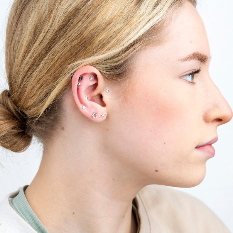 Crystal Ear Seed Kit to Support Fertility. Acupuncturist Designed. Self