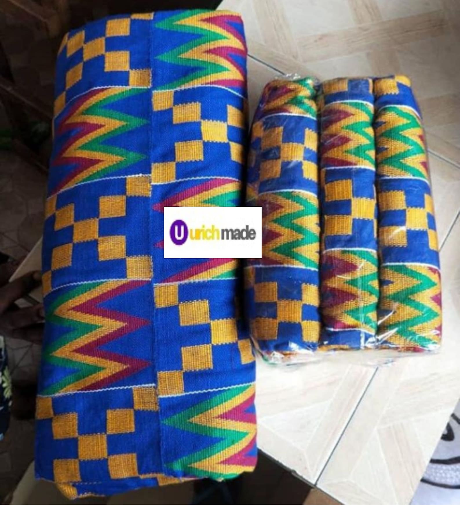 Authentic Kente 6 & 12 Yards Genuine Ghana Handwoven Kente Etsy