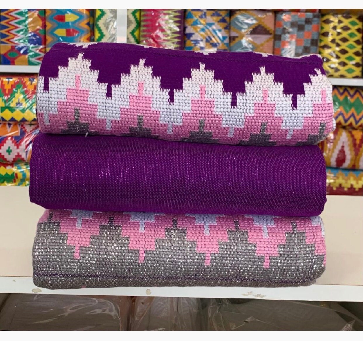 Authentic Kente 6 Yards Genuine Ghana Handwoven Kente Fabric Etsy