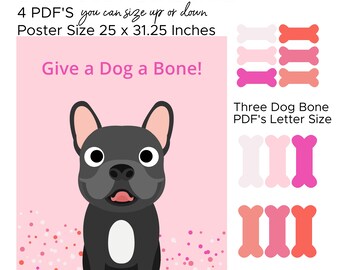 Give A Dog A Bone Game | Dog Party Game | Dog Birthday Party | French Bull Dog | Gotcha Day | Dog Birthday | Birthday Party | TheBarkandChew