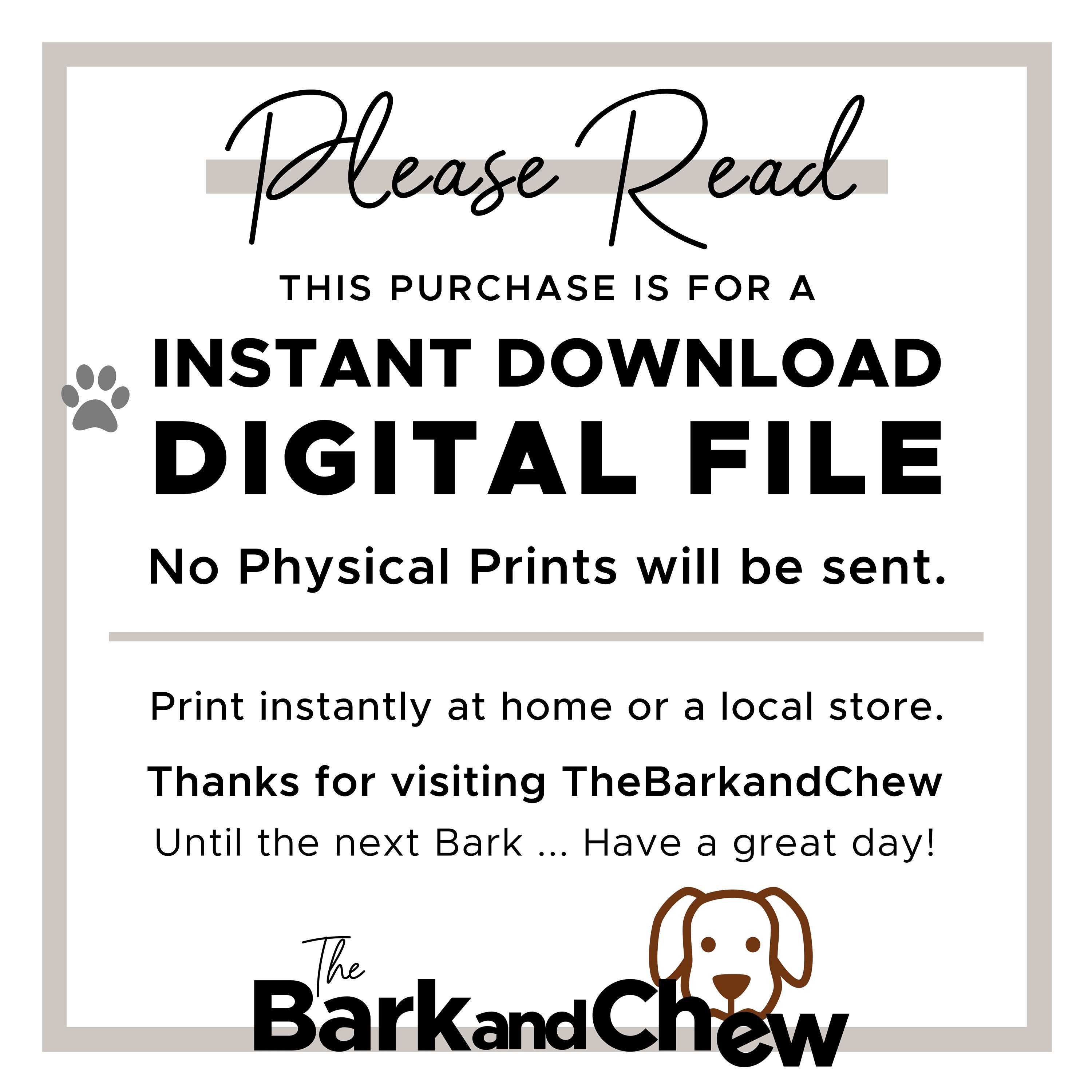 Dog Walk Coupons Dogs Dog Printable Coupon Dog Walk Etsy
