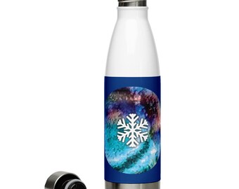 Somewherecold Records Psych Logo Water Bottle