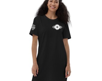 Somewherecold Recordss Organic cotton t-shirt dress
