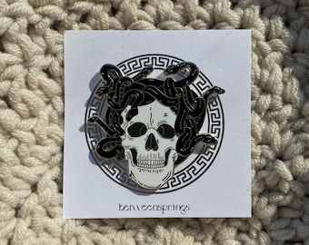 Medusa Enamel Pin