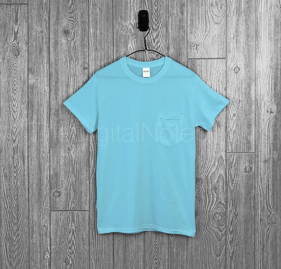Instant Download Gildan Light Blue G530 Unisex Pocket Instant Download Gildan Light Blue G530 Unisex Pocket