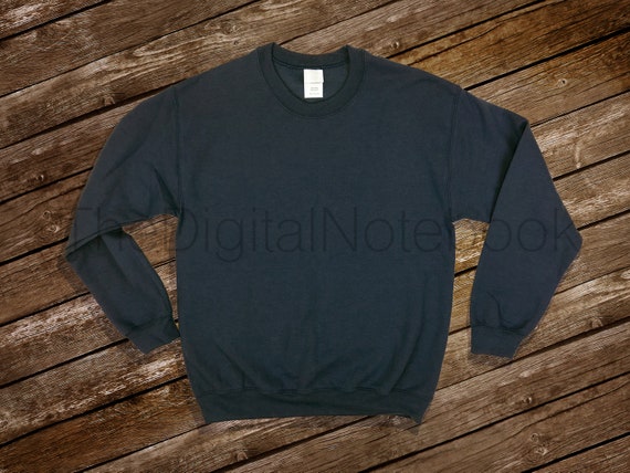Download Instant Download Dark Grey Sweatshirt Mockup Blank Sweater Etsy