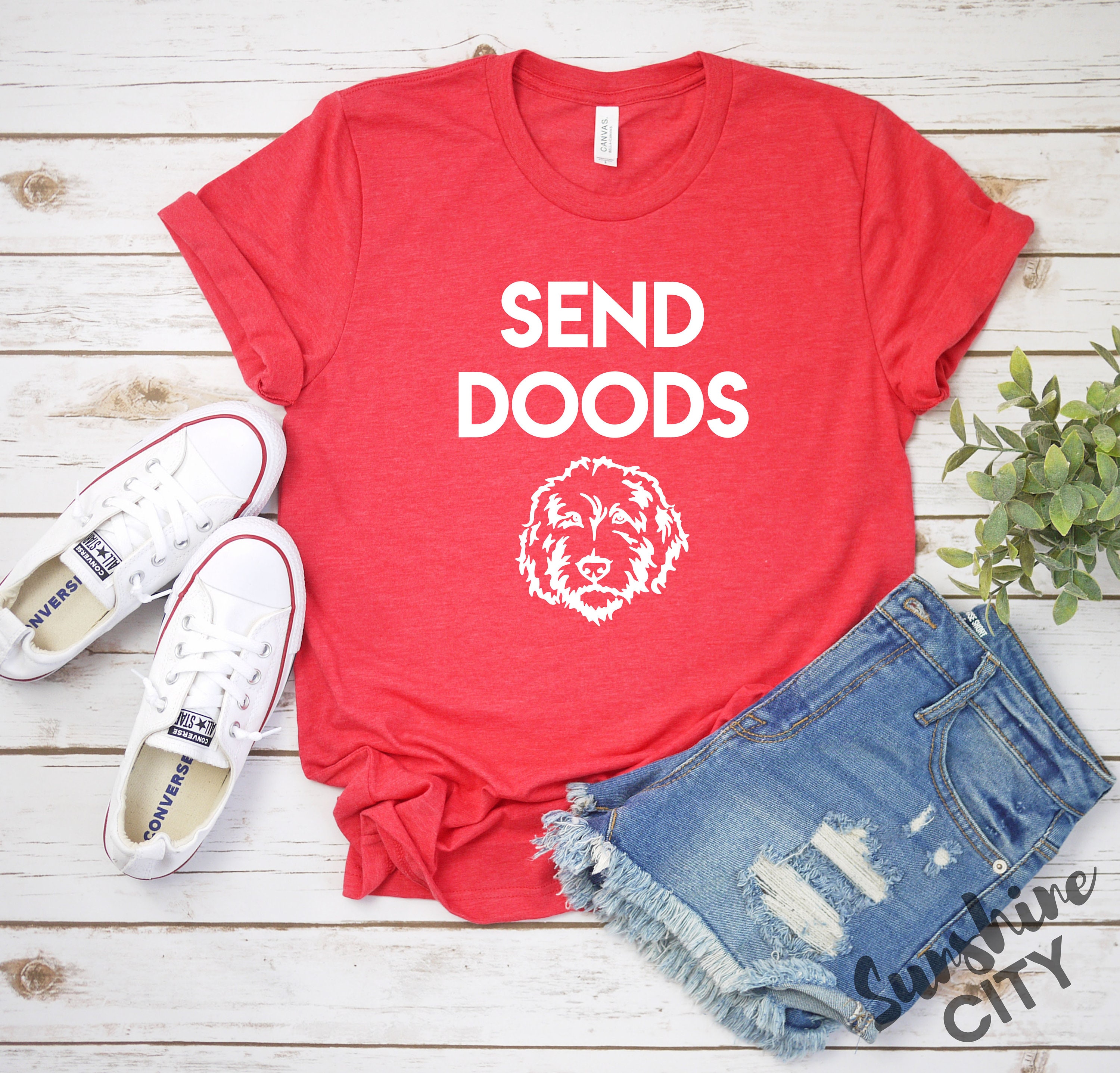 Send Doods Shirt Cute Dog Shirt Dog Mom Shirt Goldendoodle | Etsy