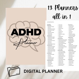 ADHD Complete Digital Planner