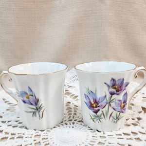 2 Manitoba Crocus mugs