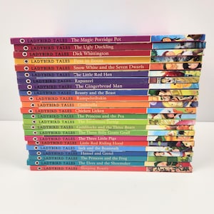 Large Lot of Ladybird Books, 2013, Set of 23 Ladybird Tales Books for kids, Vintage Story Books for Children, Homeschooling, Bedtime Stories