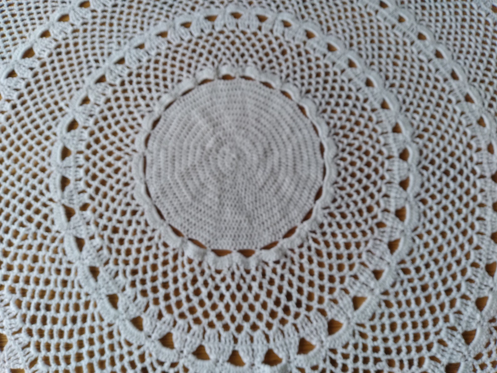Crochet handmade round table topper 72 large wedding Etsy