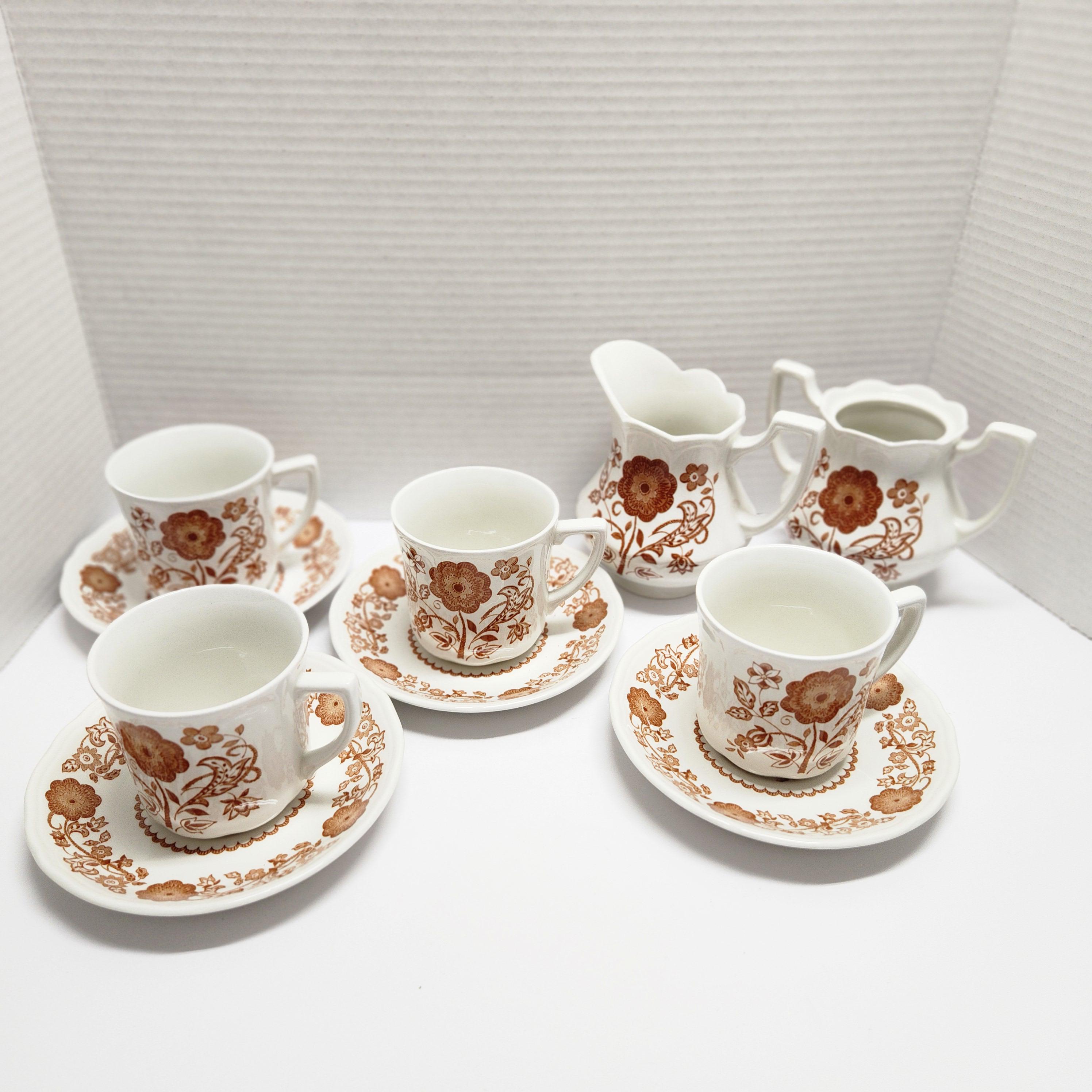 Vintage J & G Meakin Woburn Ironstone Tea Set, Royal Staffordshire