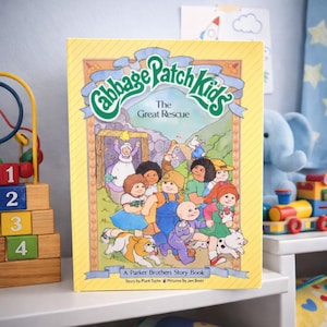 Cabbage Patch Kids: The Great Rescue Hardcover Book (1984) – Illustrated by Jan Brett | Parker Brothers Storybook