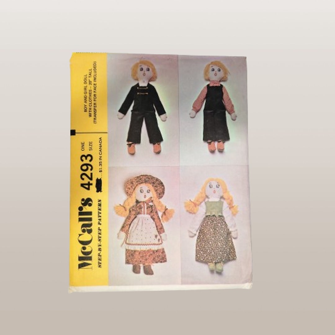 Mccall's 4293 Step by Step Pattern Complete UNCUT, 20