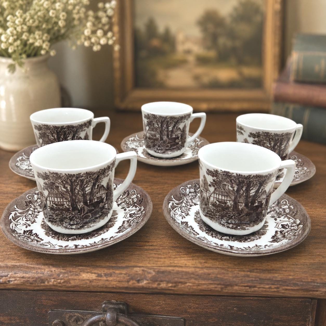 J G Meakin England Tea Set - Etsy