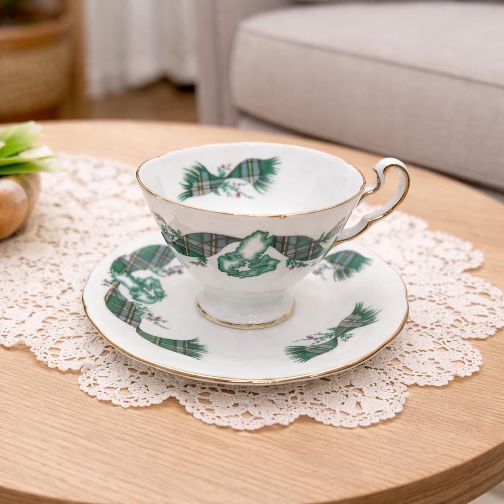 Royal Adderley Cape Breton Island Teacup and Saucer Fine Bone