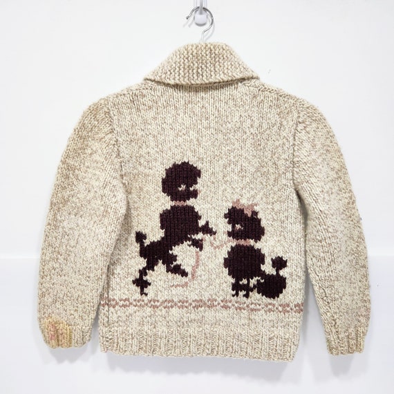 Kids Siwash, Child's Vintage Cowichan Sweater Han… - image 2