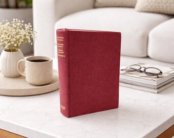 Vintage Cassell's Concise Spanish-English Dictionary, Red Cover, Collectible Book