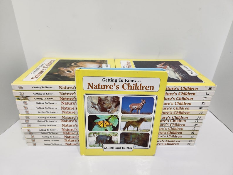 Getting to Know... Nature's Children 30 Books 29 Volumes Etsy