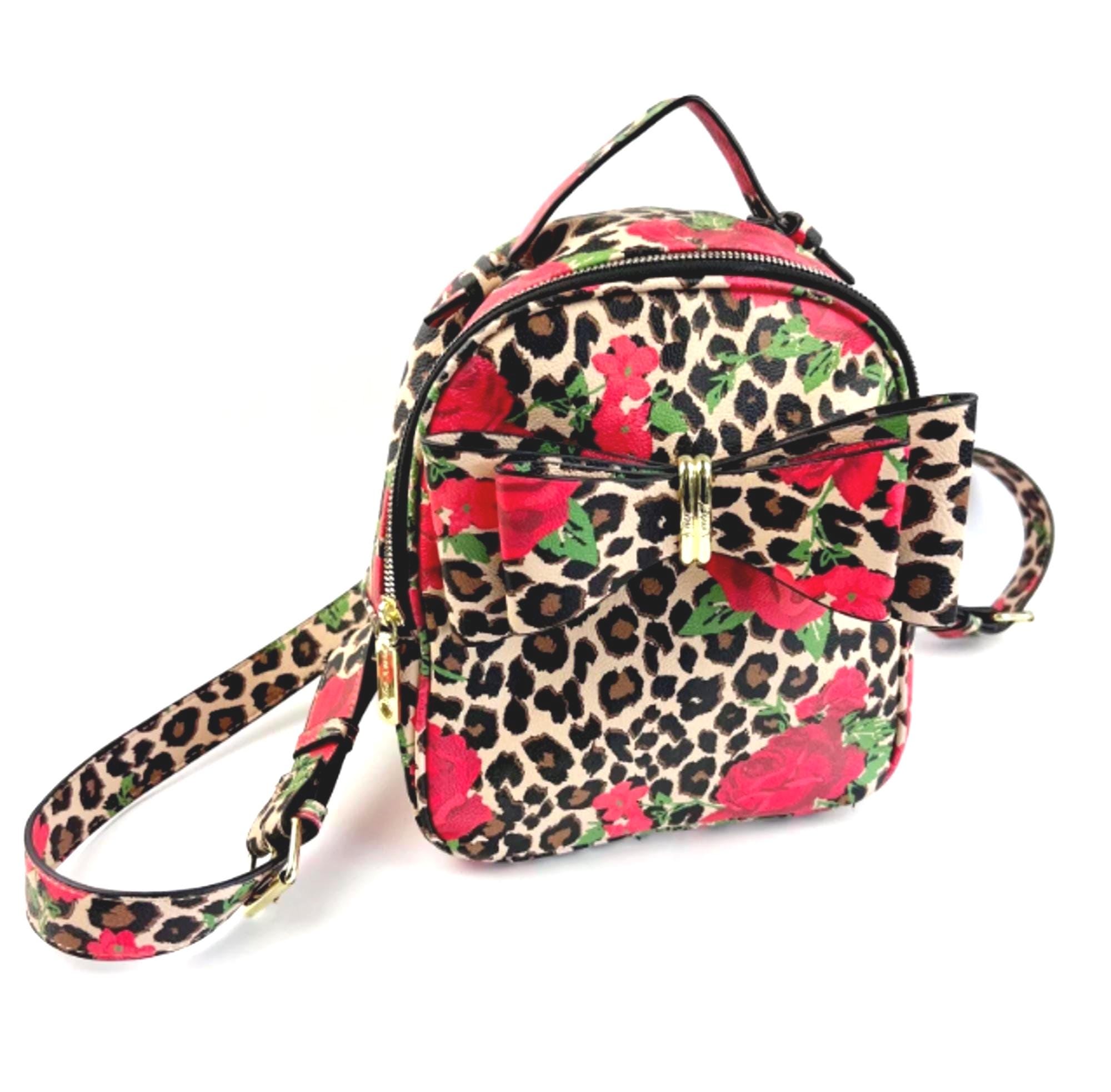 Betsey Johnson leopard mini backpack NWT Betsey Johnson leopard print mini | Mercari main image 4