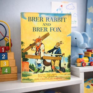 Brer Kanin och Brer Räv Vintage Inbunden Bok med Skyddsomslag, Tryckt i Storbritannien Första Upplagan 1969