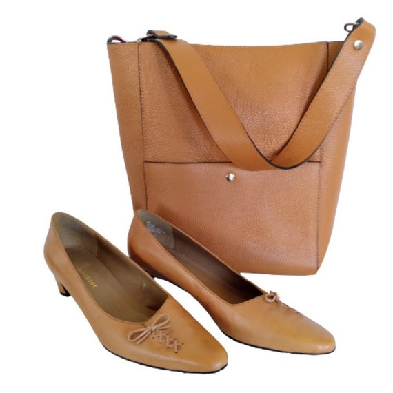 Large Tan Tote Bag Purse Messenger Bag Career Bag With Shoulder Strap Excellent Etsy Ireland