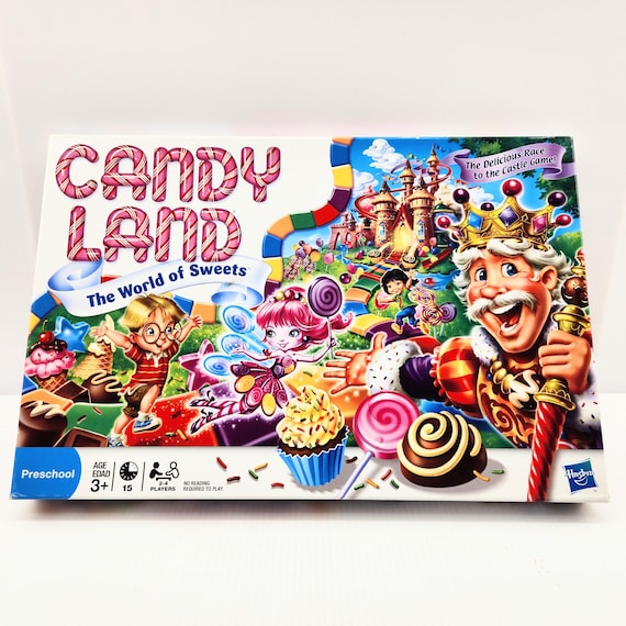 2010 Candy Land the World of Sweets Kids Board Game Preschool Age