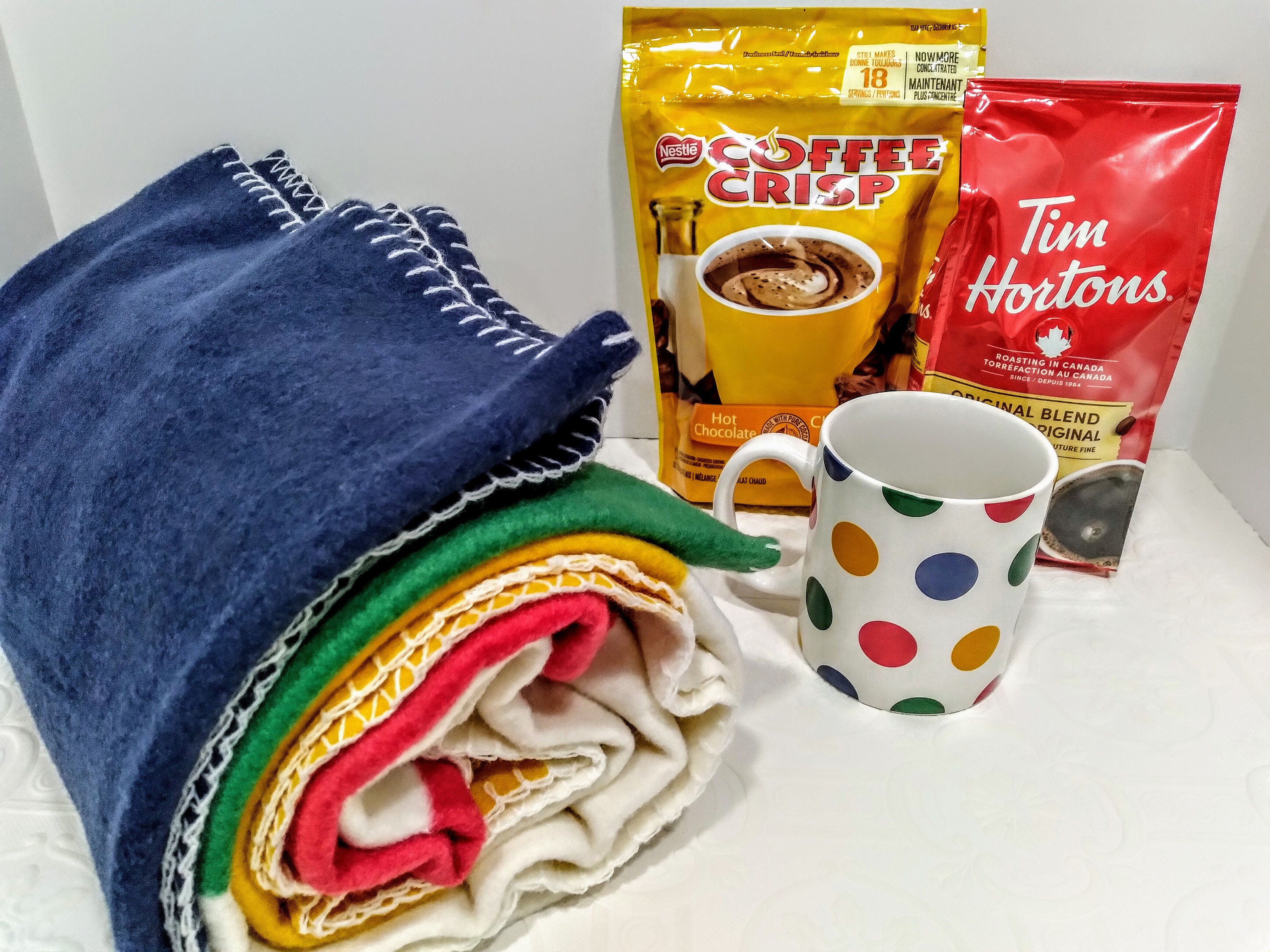 Hudson Bay Blanket and mug HBC gift set choose coffee or hot Etsy