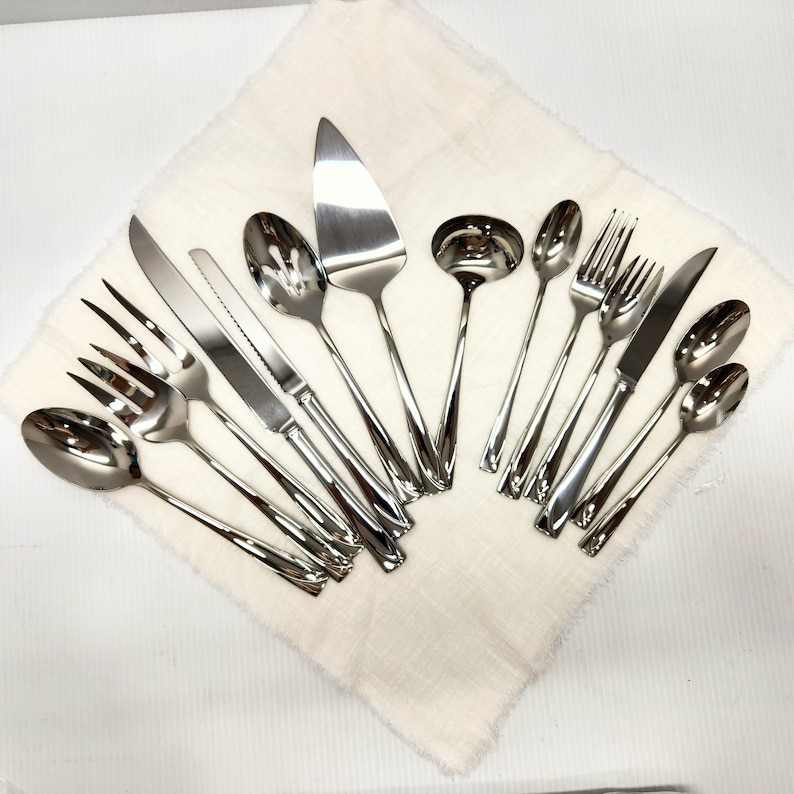 Reserved for Katy Middleton Stainless by LENOX 18/10 Flatware Set, 12