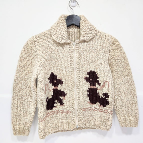 Kids Siwash, Child's Vintage Cowichan Sweater Han… - image 1