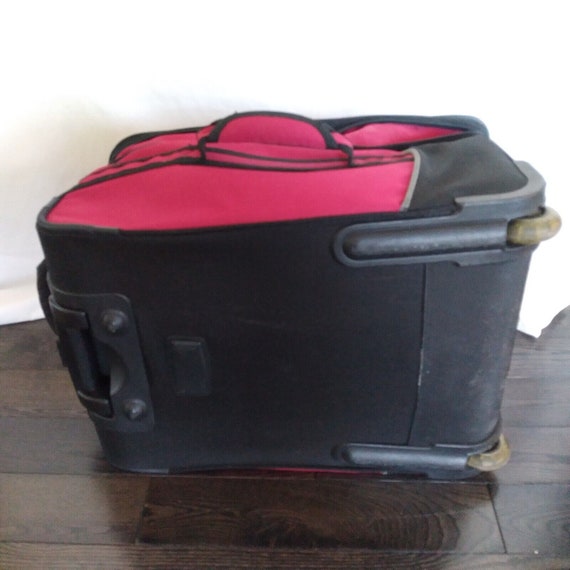 Red Carry on Luggage With Wheels Roots Canada Red Suitcase With