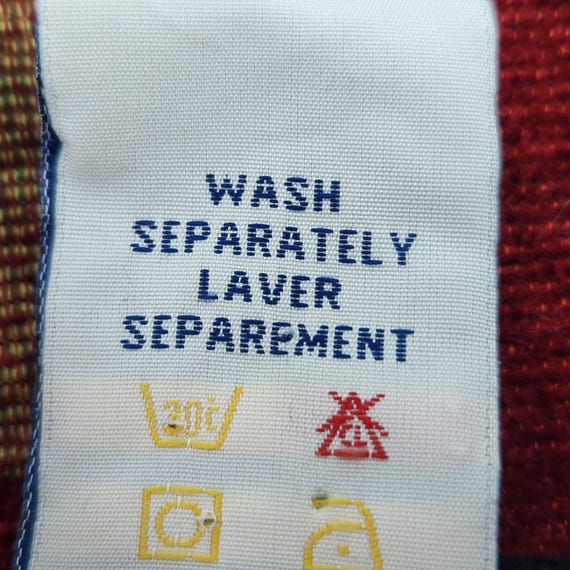 Vintage Textured Chenille Patchwork Tapestry Jack… - image 7