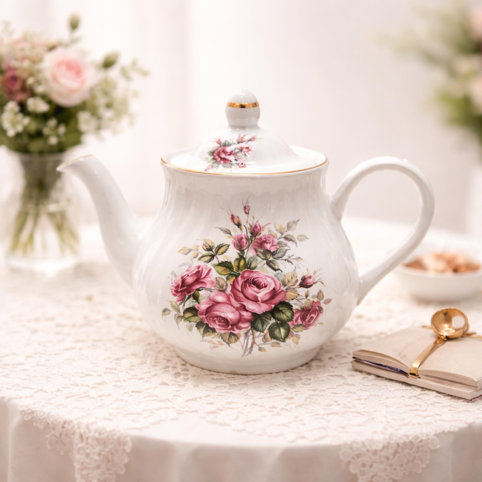 Reserved for Marie: Arthur Wood & Son Teapot Staffordshire England
